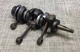 6h4-11400-14-00 Yamaha 40-50hp Crankshaft Assembly Freshwater Good Bearings
