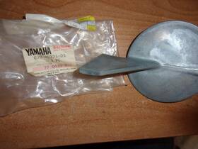 6j9-45371-01-00 Yamaha Genuine 6j9-4537-00 Trim Tab Anode Fits 150-200hp 2 Stroke