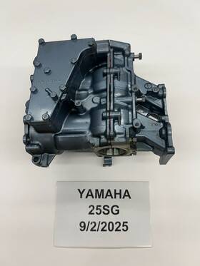 6l2-15100-10-94 Yamaha 1990 25hp Engine Block / Crankcase Freshwater