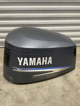 6n6-42610-80-4d Yamaha Top Hood Engine Cowl Cowling 115 Hp 2 Stroke V4