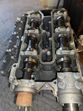 6p2-11120-01-94 Yamaha 6p2-w009c-02-1s F250 250 Hp Port Cylinder Head Ay