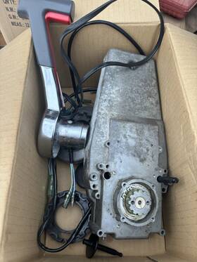 6x3-48206-10-00 Yamaha Outboard Remote Control Box 6x3 Old Style Flush Panel Mounted Concealed