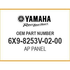 6x9-8253v-02-00 Yamaha Ap Panel Oem New