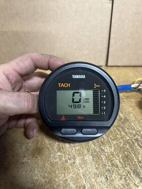 6y5t-d0 Yamaha Oem Multi-function Gauge Tachometer With Suncover
