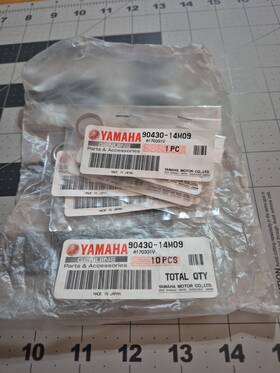 90430-14m09 Yamaha 6 New Genuine Oem Oil Plug Drain Gasket