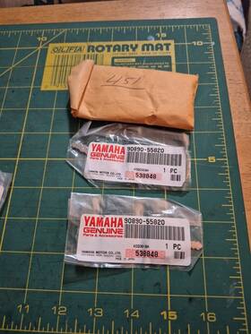 90890-55820 Yamaha 2 New Old Stock Genuine Oem Marine Ignition Key #451