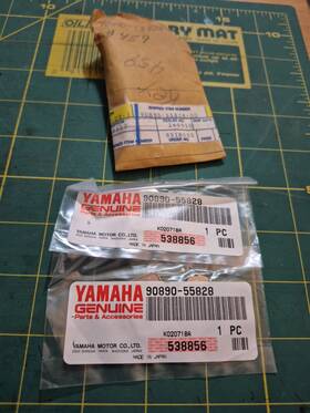 90890-55828 Yamaha 2 New In Bag Genuine Oem Marine Boat #459 Key