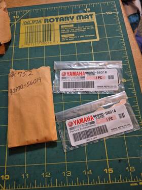 90890-56014 Yamaha 2 New Old Stock Genuine Oem Marine Key #752