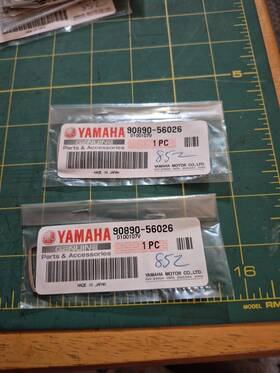 90890-56026 Yamaha 2 New Old Stock Genuine Oem Marine Key #852