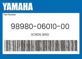 98980-06010-00 Yamaha Genuine Screw Bind -
