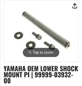 99999-03932-00 Yamaha Lower Shock Mount Pin Set Oem New