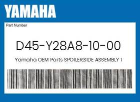 D45-y28a8-10-00 Yamaha Genuine Spoiler Side Assembly 1 -