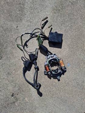 6l2-85560-10-00 Yamaha Mariner Oem 1996 - 2009 Complete Ignition System With Cdi Magneto Coils 20 25 Hp