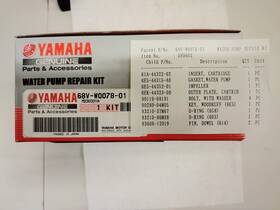 68v-w0078-01-00 Yamaha Outboard Water Pump Kit Oem