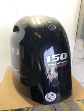 8903575 Yamaha Outboards Pn Boat Outboard Motor Cowling 150 Hp V Max Sho Fourstroke - Crack