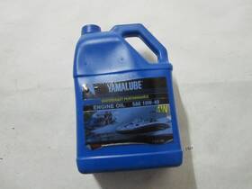 Lub-10w40-wv-04 Yamalube Yamaha New Oem Waverunner Boat Oil Gallon 10w-40 4w Watercraft