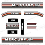 Fits Mercury 1988 150HP XR4 Blackmax Outboard Engine Decals. Fixed Price $129.95.