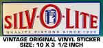 Silvolite Quality Pistons - Vintage Original Vinyl Decal Sticker Performance. Fixed Price $9.41.