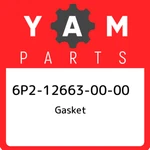 6P2-12663-00-00 Yamaha Gasket 6P2126630000, New Genuine Oem Part. Fixed Price $24.29.