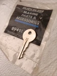 Mercury Marine Quicksilver Ignition Key 89491 2F Oem. Fixed Price $10.00.