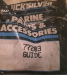 One New Genuine 77203 Mercury Quicksilver Cable Guide Block Oem Part. Fixed Price $29.99.