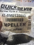 Mercury Quicksilver Mariner 47-8M0135803 Water Pump Impeller Oem Outboard. Fixed Price $25.00.