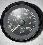 Sea Ray Black Speedometer 0-65 Mph Gauge Bezel. Fixed Price $89.00.