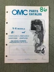 1986 Omc Parts Catalog List V-6 Models 395684 Evinrude Johnson Outboards. Fixed Price $19.88.