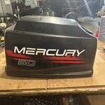 Mercury Mariner 50 60 Hp Top Cowling Hood Cover 813010A8. Fixed Price $100.00.
