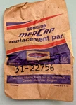 New Genuine Mercury 31-22756 Bearing. Fixed Price $13.33.