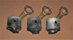 Evinrude 150 Hp Stroke Piston & Rod Assy Set Pn 0393924 Fits 1983-1997. Fixed Price $120.00.