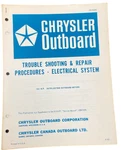 6/68 Chrysler Outboard 9.9 Hp Electrical Trouble Shooting Booklet OB1029S. Fixed Price $16.95.