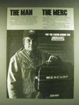 1985 Mercury 25XD Outboard Motor Ad - The Man. Fixed Price $17.99.