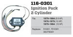 Cdi 116-0301 Chrysler Force Gamefisher Power Pack 2CYL 300-F510301. Fixed Price $129.95.