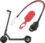 Scooter Battery Charger Connector Socket,charging Port Wire With Silicone Sle. Fixed Price $16.19.
