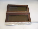 Teak Cuddy Cabin Bi-fold Door 20 1/8" X 17 3/4" For 1988 Regal Boat. Fixed Price $119.99.