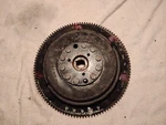 Used Late 80'S / Early 90'S Yamaha V4 115 & 130 Hp Flywheel # FL-117-24. Fixed Price $32.00.