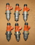 Oem Yamaha Hp V6 Fuel Injector Assy Set Pn 68F-13761-00-00 Fits 2000-2014. Fixed Price $130.00.