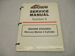 90-44553 1285 Mercruiser #8 Mercury Marine Cylinder Engine Service Repair Manu. Fixed Price $19.90.