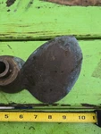 Vintage Original Brass 2 Blade Michigan Propeller AJ460. Fixed Price $39.99.