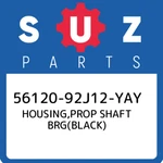 56120-92J12-YAY Suzuki Housing,prop Shaft Brg(black) 5612092J12YAY, New Genuine. Fixed Price $516.22.