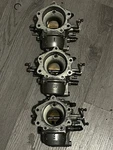 250 Hp Yamaha Carburetors 1-3-5 61A-14100-03-00 14101 14102 Two Stroke 76 Degree. Fixed Price $425.00.