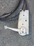 Vintage Mercury Kiekaefer Outboard Throttle Control Box With Key. Fixed Price $275.00.