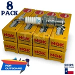 8 Ngk Spark Plugs - For Suzuki DT40,C Outboard Motor. Fixed Price $41.77.
