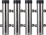 Amarine Made 4 Pcs Stainless Steel Side Mount Boat Fishing Rod Holder W/ Bracket. Fixed Price $46.99.