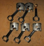 Mercury 200 Hp Stroke Piston & Connecting Rod Set Pn 881055T10 Fits 1998-2014. Fixed Price $245.00.