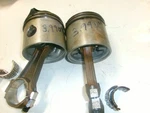 (1)EVINRUDE Johnson Outboard 25 Hp Piston 3.990. Rod 335566 Standard. Fixed Price $29.99.