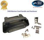 1990 Mercury Mariner 25 Hp Engine Cowl Cover Handle Hardware Only 9163T21. Fixed Price $42.00.