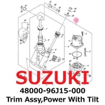 New Suzuki Genuine DF200A Trim Assy,power With Tilt 48000-96J15-000. Fixed Price $1955.99.