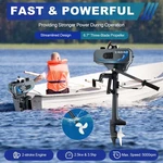 Stroke 3.5HP Outboard Engine Motor Boat With Water Cooling System 2.5KW. Fixed Price $195.76.
